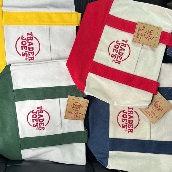 TRADER JOE’S MINI TOTES - Picture 2 of 2